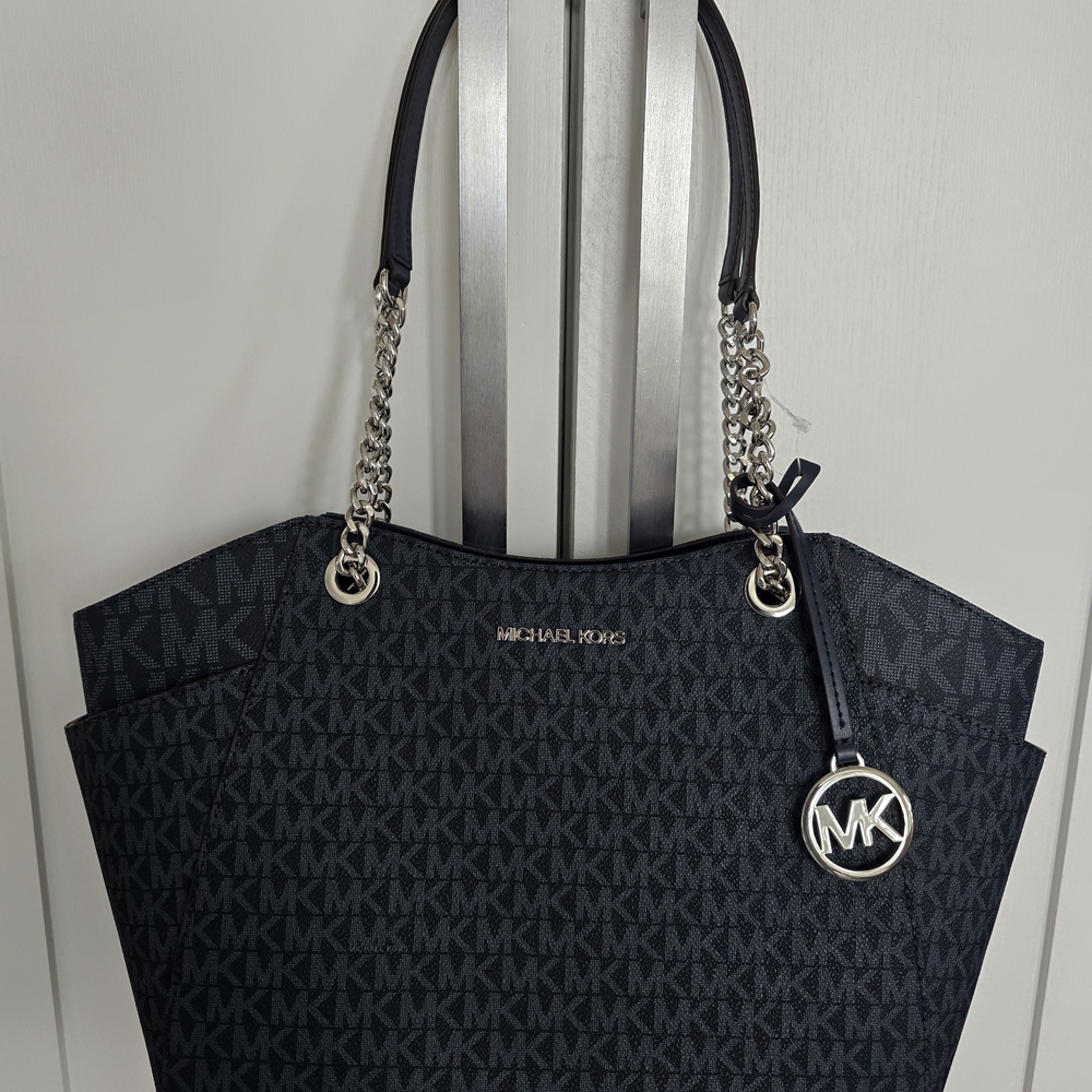 Michael Kors Navy Monogram Tote